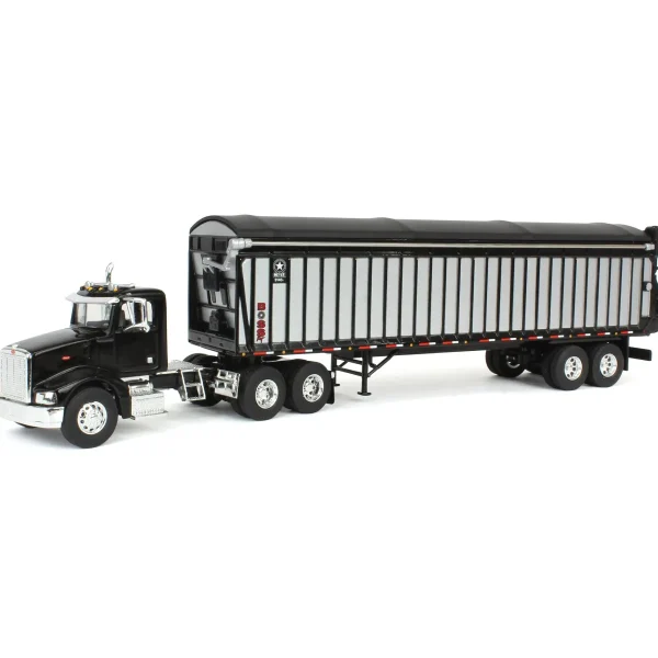 Manufacturer_SpecCast Dump Trucks<1/64 Peterbilt 385 with Meyer 9140RT Boss Silage Trailer, 2024 Wisconsin Farm Technology Days