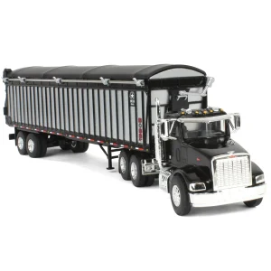 Manufacturer_SpecCast Dump Trucks<1/64 Peterbilt 385 with Meyer 9140RT Boss Silage Trailer, 2024 Wisconsin Farm Technology Days