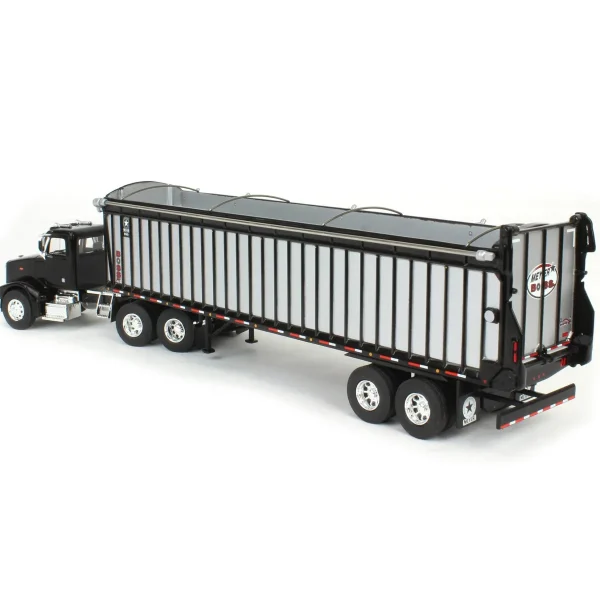 Manufacturer_SpecCast Dump Trucks<1/64 Peterbilt 385 with Meyer 9140RT Boss Silage Trailer, 2024 Wisconsin Farm Technology Days