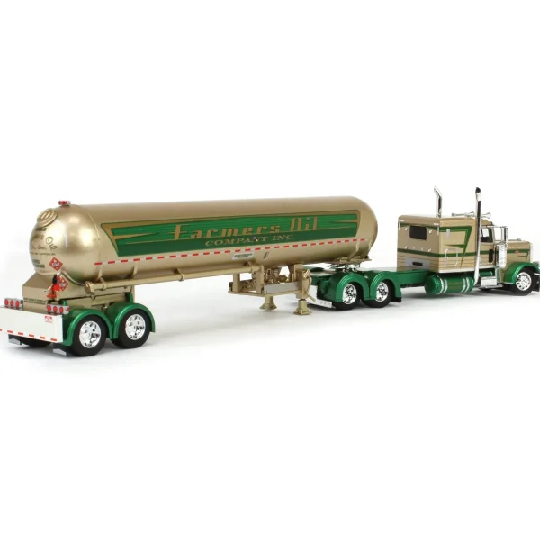 Manufacturer_DCP by First Gear Tanker Trucks<1/64 Peterbilt 389 with Mississippi LPG Tandem-axle Tanker, Farmer's Oil Co. Mop & Glo, DCP by First Gear