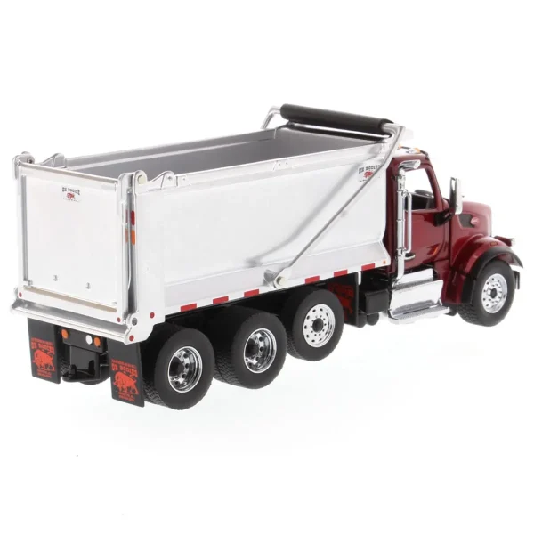 Manufacturer_Diecast Masters Dump Trucks<1/50 Peterbilt Model 567 SFFA Tandem Axle Dump Truck with Pusher Axle by Diecast Masters