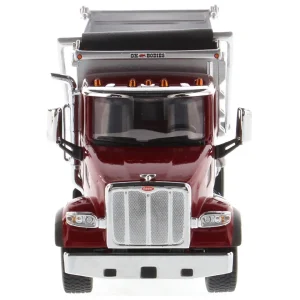 Manufacturer_Diecast Masters Dump Trucks<1/50 Peterbilt Model 567 SFFA Tandem Axle Dump Truck with Pusher Axle by Diecast Masters