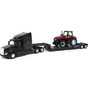 Manufacturer_ERTL Lowboys & Flatbeds<1/32 Peterbilt Model 579 w/ Case IH AFS Connect Magnum 380 & Lowboy Trailer