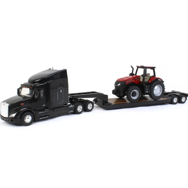 Manufacturer_ERTL Lowboys & Flatbeds<1/32 Peterbilt Model 579 w/ Case IH AFS Connect Magnum 380 & Lowboy Trailer