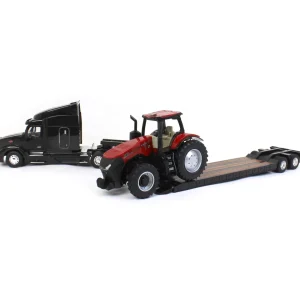 Manufacturer_ERTL Lowboys & Flatbeds<1/32 Peterbilt Model 579 w/ Case IH AFS Connect Magnum 380 & Lowboy Trailer