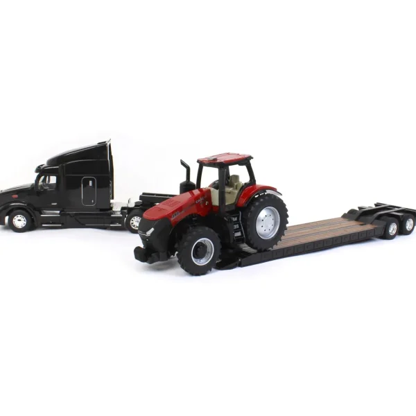 Manufacturer_ERTL Lowboys & Flatbeds<1/32 Peterbilt Model 579 w/ Case IH AFS Connect Magnum 380 & Lowboy Trailer