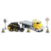 Manufacturer_New Ray Toys Inc. Tow & Straight Trucks<1/43 Peterbilt Roll-off with New Holland Skid Steer by New Ray