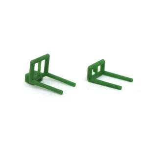 Manufacturer_Standi Toys Standi Toys<1/64 Plastic Loader Forks with Rear Hitch Bale Mover, Green by Standi Toys