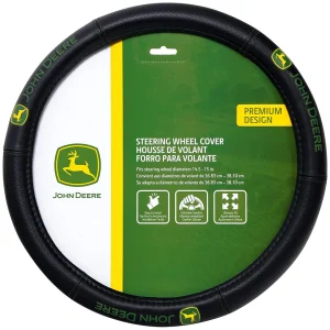 Outback Toys Tools & Auto<Plasticolor John Deere Deluxe Hi-Contrast Stitched Steering Wheel Cover
