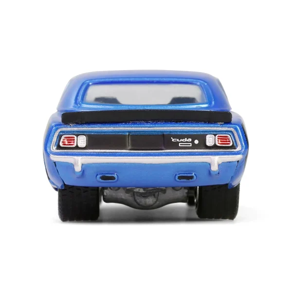 Manufacturer_Greenlight Collectibles Cars & Suvs<1/64 1971 Plymouth 'Cuda 440 6bbl Shaker, B5 Blue, 'Cuda 60th Anniversary, Anniversary Collection Series 17