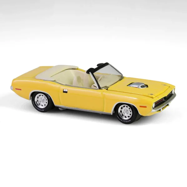 Manufacturer_Greenlight Collectibles Cars & Suvs<1/64 1970 Plymouth 'Cuda Convertible, Scottsdale 2024, Yellow, Barrett-Jackson Series 15