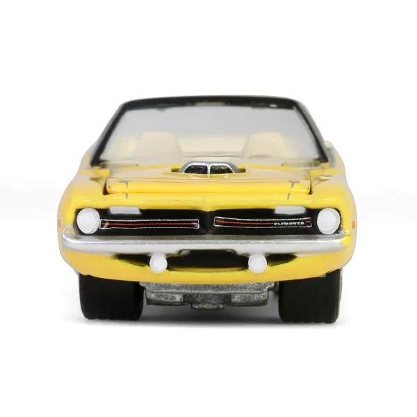 Manufacturer_Greenlight Collectibles Cars & Suvs<1/64 1970 Plymouth 'Cuda Convertible, Scottsdale 2024, Yellow, Barrett-Jackson Series 15