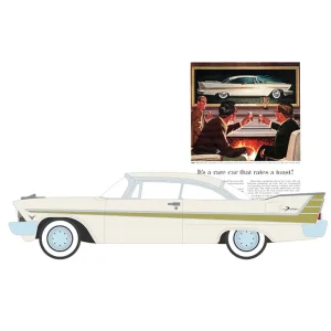 Manufacturer_Greenlight Collectibles Cars & Suvs<1/64 1957 Plymouth Fury, Vintage Ad Cars Series 10