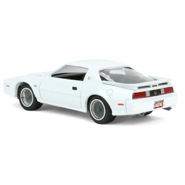 Manufacturer_Greenlight Collectibles Cars & Suvs<1/64 1987 Pontiac Firebird T/A GTA, White with Silver Rims, Midwest Diecast Exclusive