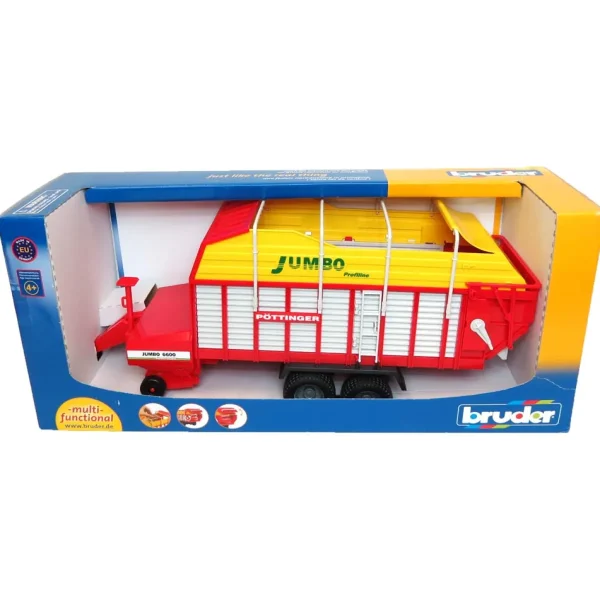 Manufacturer_Bruder Toys Implements<1/16 Pottinger Jumbo 6600 Profiline Forage Wagon by Bruder