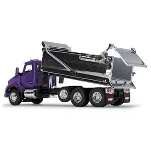 Manufacturer_DCP by First Gear Dump Trucks<1/64 Purple Chrome Kenworth T880 Rogue Dump, DCP by First Gear