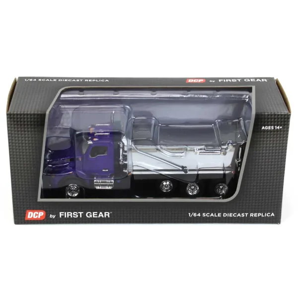 Manufacturer_DCP by First Gear Dump Trucks<1/64 Purple Chrome Kenworth T880 Rogue Dump, DCP by First Gear