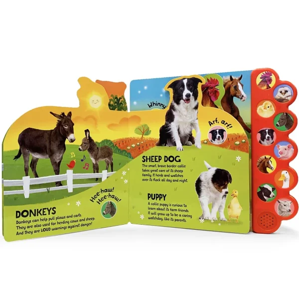 Outback Toys Books, Calendars & Dvds<Quack! Moo! Oink! Let's Listen to the Farm Sound Board Book