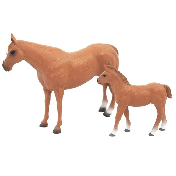 Manufacturer_Big Country Toys Big Country Toys<1/20 Quarter Horse Mare and Colt by Big Country Toys