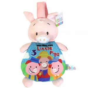 Manufacturer_Aurora Books, Calendars & Dvds<9" 3 Little Pigs Pig Story Pals Soft Book Plush Animal By Ebba