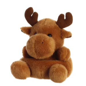 Manufacturer_Aurora Stuffed Animals & Puppets<5" Cinnamon Moose Palm Pal by Aurora