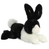 Manufacturer_Aurora Stuffed Animals & Puppets<12" Dutch Rabbit Black & White Flopsie Plush by Aurora