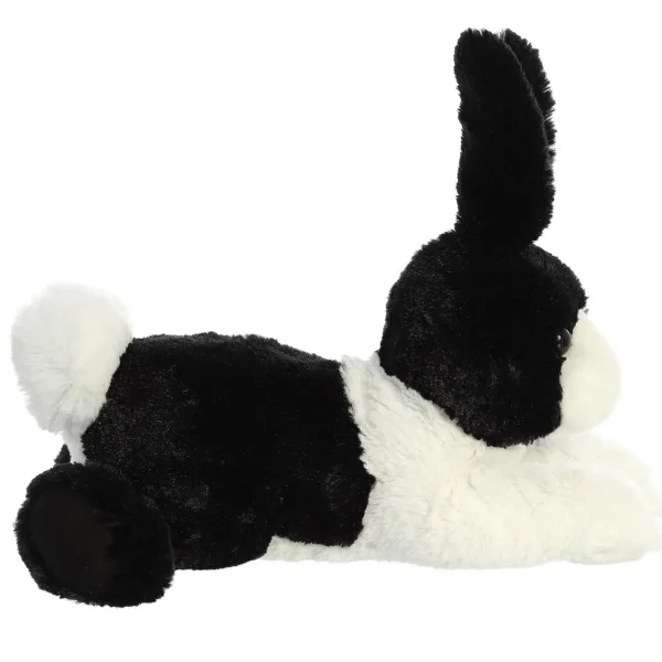 Manufacturer_Aurora Stuffed Animals & Puppets<12" Dutch Rabbit Black & White Flopsie Plush by Aurora