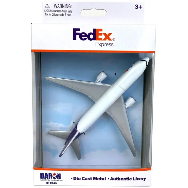 Outback Toys Airplanes & Banks<5.75" FedEx Express Die-cast Airplane