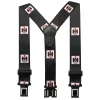 Outback Toys Ih Farmall<54" IH Black 2" Hook Suspenders