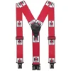 Outback Toys Ih Farmall<54" IH Red 2" Hook Suspenders