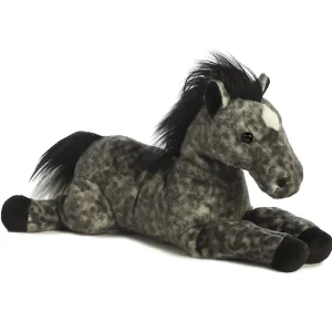 Manufacturer_Aurora Stuffed Animals & Puppets<12" Jack Stuffed Dapple Gray Horse Flopsie by Aurora