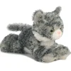 Manufacturer_Aurora Stuffed Animals & Puppets<8" Lily Grey Tabby Cat Mini Flopsie Plush Animal by Aurora