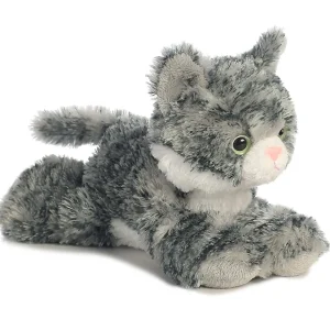 Manufacturer_Aurora Stuffed Animals & Puppets<8" Lily Grey Tabby Cat Mini Flopsie Plush Animal by Aurora