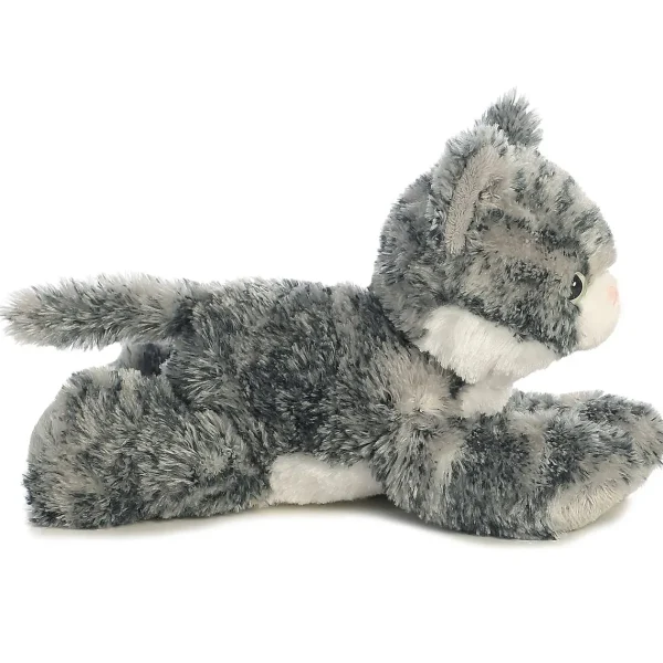 Manufacturer_Aurora Stuffed Animals & Puppets<8" Lily Grey Tabby Cat Mini Flopsie Plush Animal by Aurora
