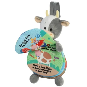 Manufacturer_Aurora Books, Calendars & Dvds<9" Old MacDonald Cow Story Pals Soft Books Plush Animal By Ebba