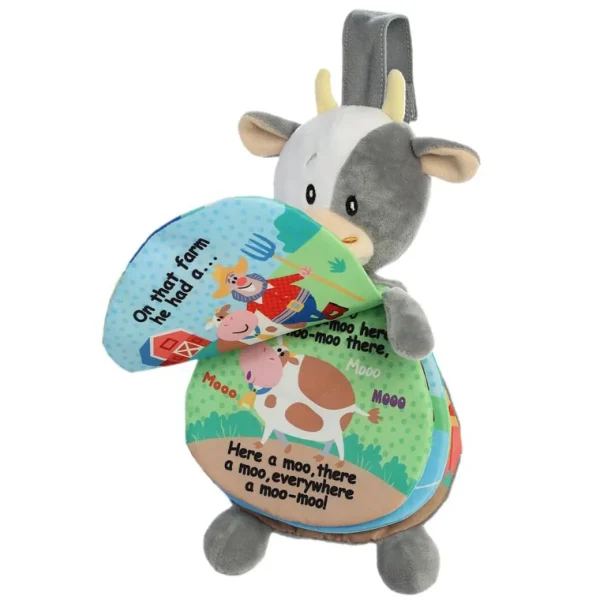 Manufacturer_Aurora Books, Calendars & Dvds<9" Old MacDonald Cow Story Pals Soft Books Plush Animal By Ebba