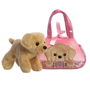 Manufacturer_Aurora Stuffed Animals & Puppets<7" Peek-a-Boo Lab Plush Fancy Pals by Aurora