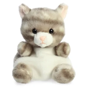 Manufacturer_Aurora Stuffed Animals & Puppets<5" Silver Kitty Plush Palm Pals by Aurora
