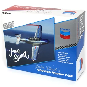 Manufacturer_Auto World Airplanes & Banks<1/50 "Free Spirit" Julie Clark's Chevron Mentor T-34