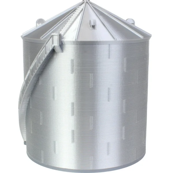 Outback Toys 3D Print & Small Accessories<1/64 "The Big Time" 35K Bushel Grain Bin, 3D Printed