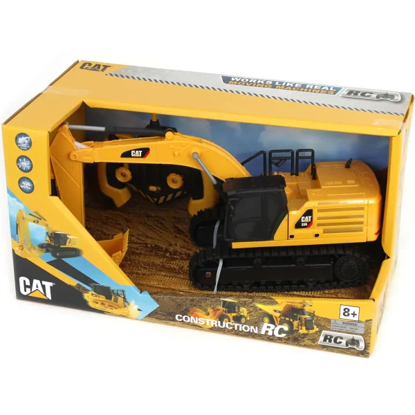 Manufacturer_Diecast Masters Radio Control | Excavators<1/35 Radio Control CAT 336 Excavator, Made of Durable Plastic