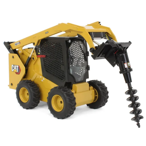 Manufacturer_Diecast Masters Radio Control<1/16 Radio Control CAT 272D3 Skid Steer Loader w/ Bucket, Auger, Forks & Broom