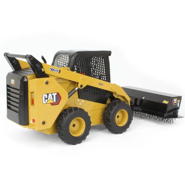 Manufacturer_Diecast Masters Radio Control<1/16 Radio Control CAT 272D3 Skid Steer Loader w/ Bucket, Auger, Forks & Broom