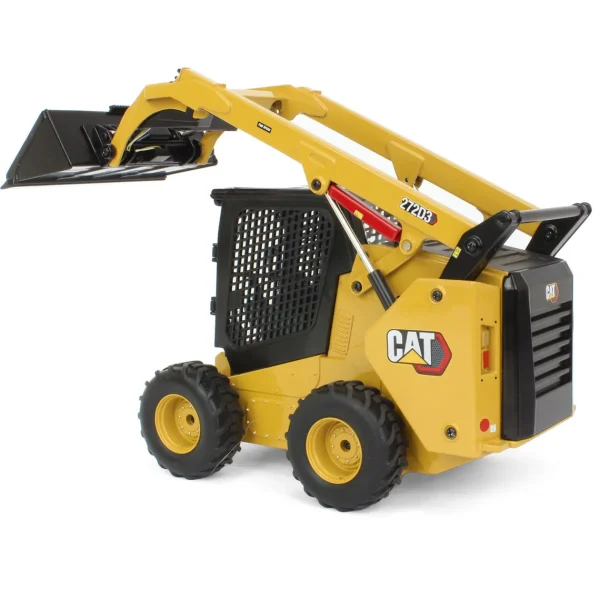 Manufacturer_Diecast Masters Radio Control<1/16 Radio Control CAT 272D3 Skid Steer Loader w/ Bucket, Auger, Forks & Broom