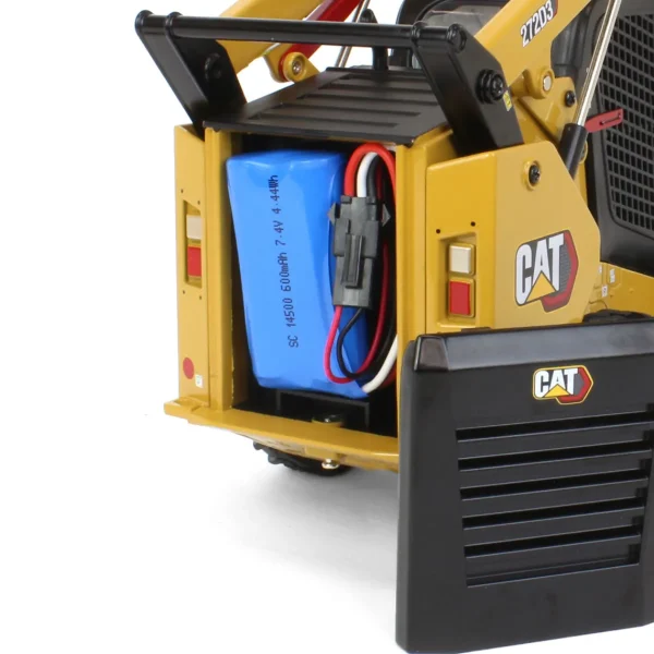 Manufacturer_Diecast Masters Radio Control<1/16 Radio Control CAT 272D3 Skid Steer Loader w/ Bucket, Auger, Forks & Broom