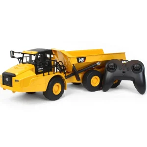 Manufacturer_Diecast Masters Radio Control<1/24 Radio Control Caterpillar 745 Articulated Truck, Made of Durable Plastic
