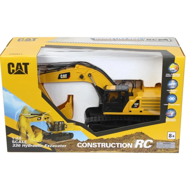 Manufacturer_Diecast Masters Radio Control<1/24 Radio Control Caterpillar 336 Excavator, Made of Durable Plastic