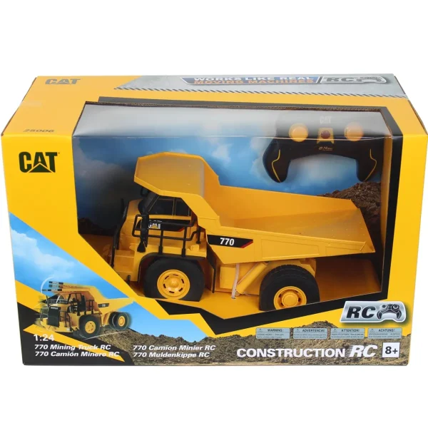 Manufacturer_Diecast Masters Radio Control<1/24 Radio Control Caterpillar 770 Mining Truck, Made of Durable Plastic