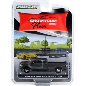 Manufacturer_Greenlight Collectibles Pickup Trucks<1/64 2022 RAM 2500 Big Horn Sport 4x4, Granite Crystal Metallic, Showroom Floor Series 2