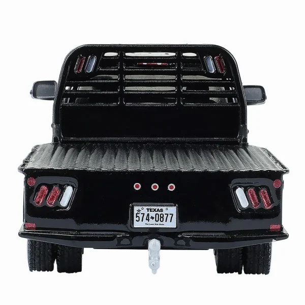 Manufacturer_Greenlight Collectibles Lowboys & Flatbeds | Pickup Trucks<1/64 2023 Ram 3500 Dually Flatbed, Black, Dually Drivers Series 16